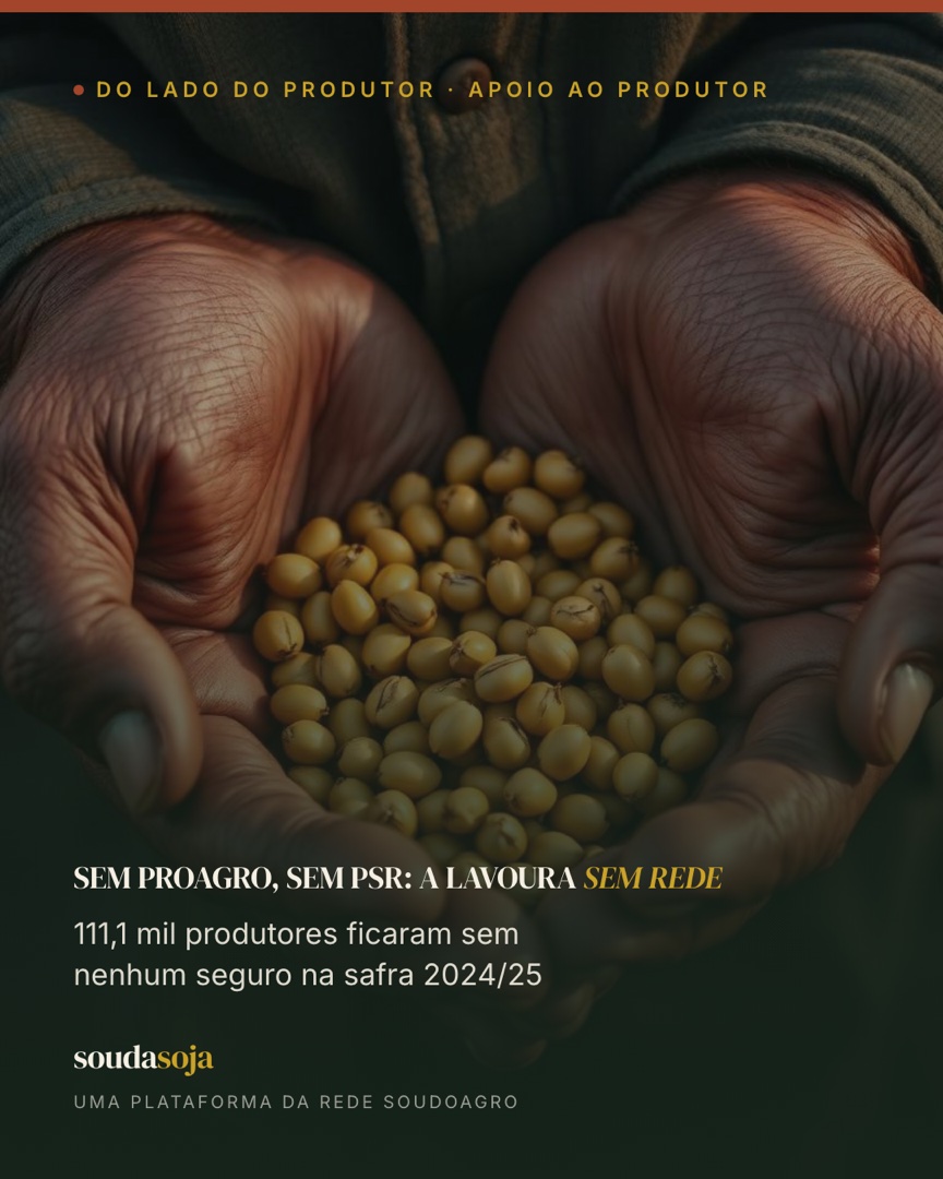 Sem proagro, sem psr: a lavoura sem rede